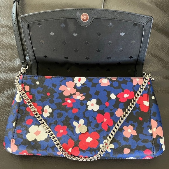 Like New Kate Spade Floral Convertible Crossbody Bag - Picture 5 of 8